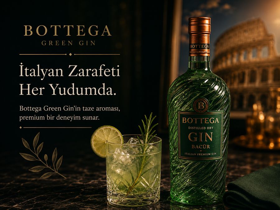 Bottega Green Gin premium gin rehberi